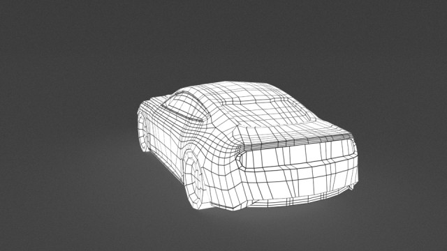 LowPolyRenderMustang3