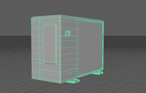 Model1 Lowpoly wireframe2