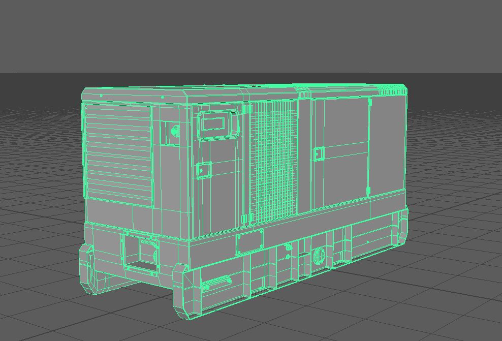 Model3 Highpoly wireframe1