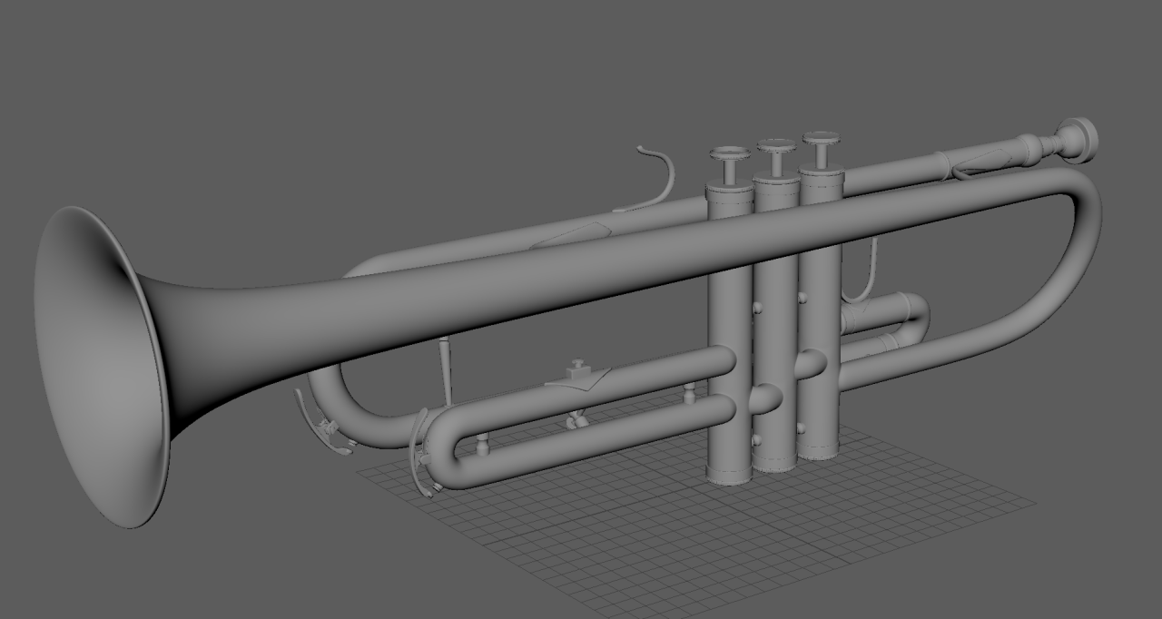 Trompet HighPoly