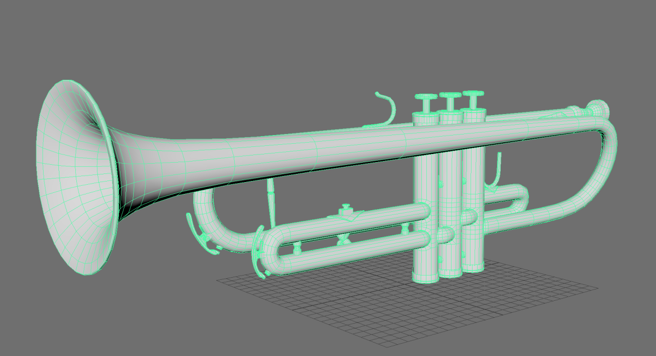 Trompet LowPoly